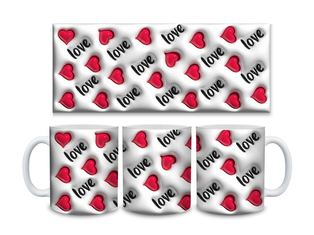 11oz Valentines ceramic mug